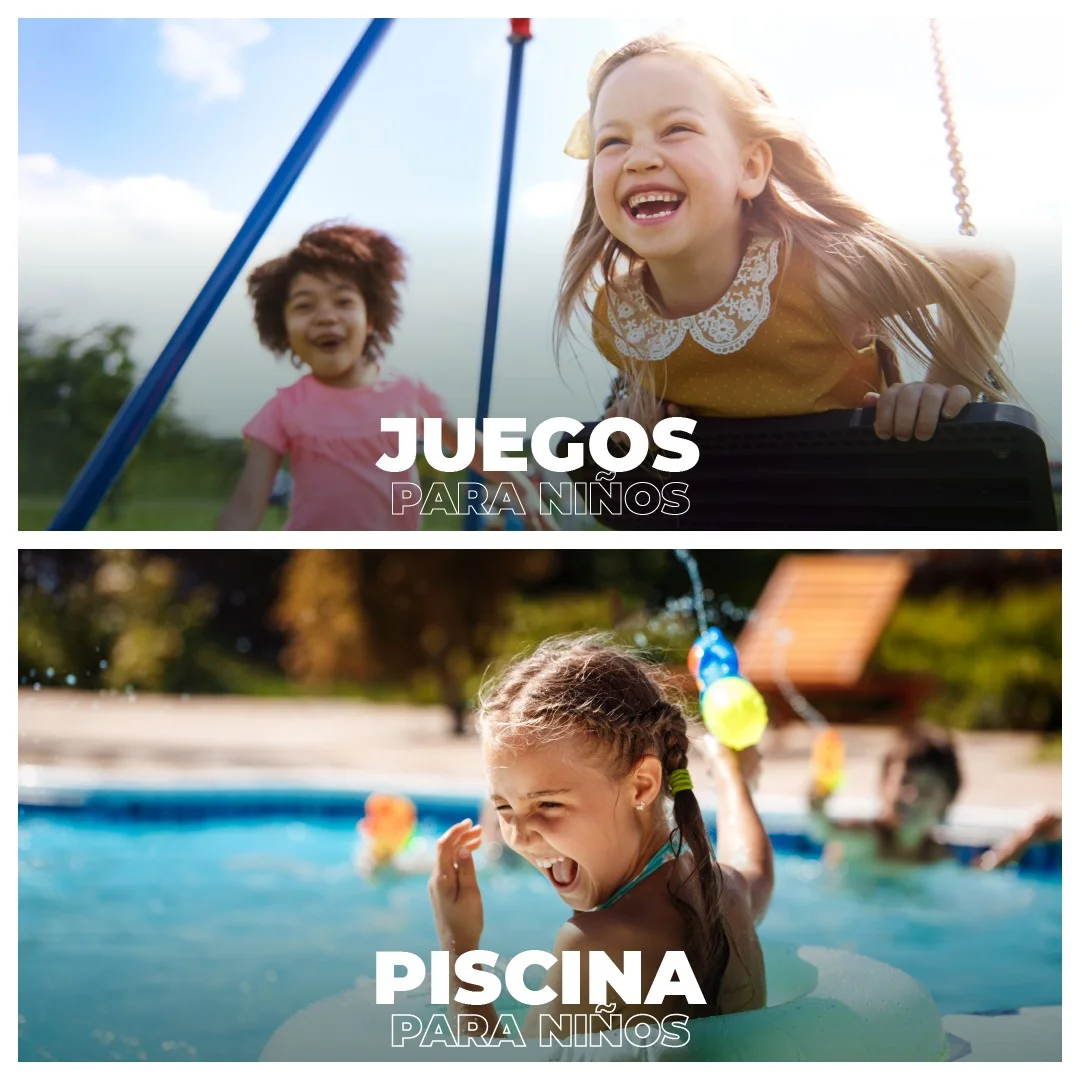Juegos y piscina